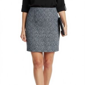 Calvin Klein Textured Gray Pencil Skirt